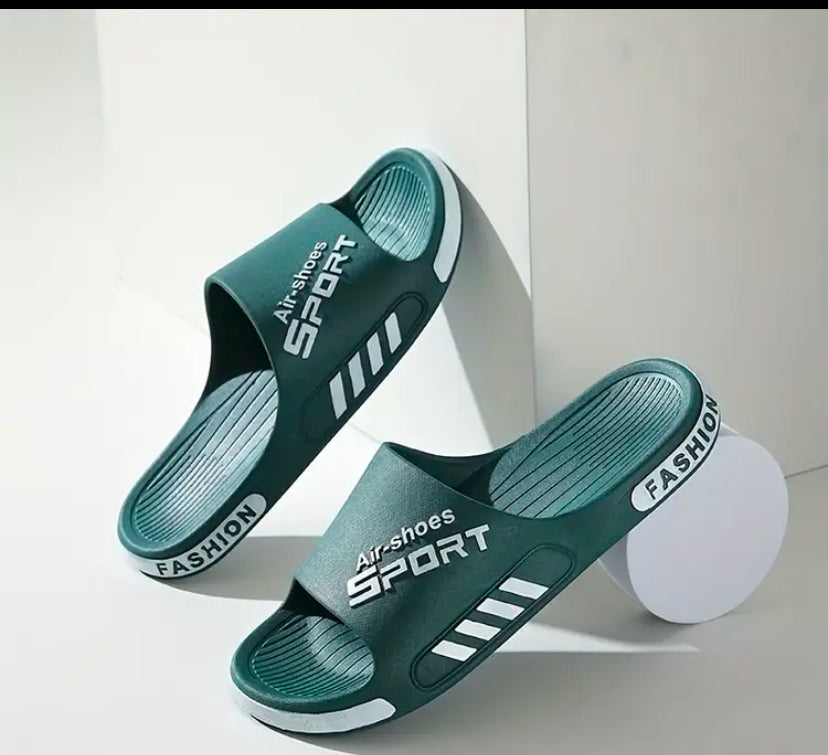 Men’s letter Print slippers non-Slip comfy light weight