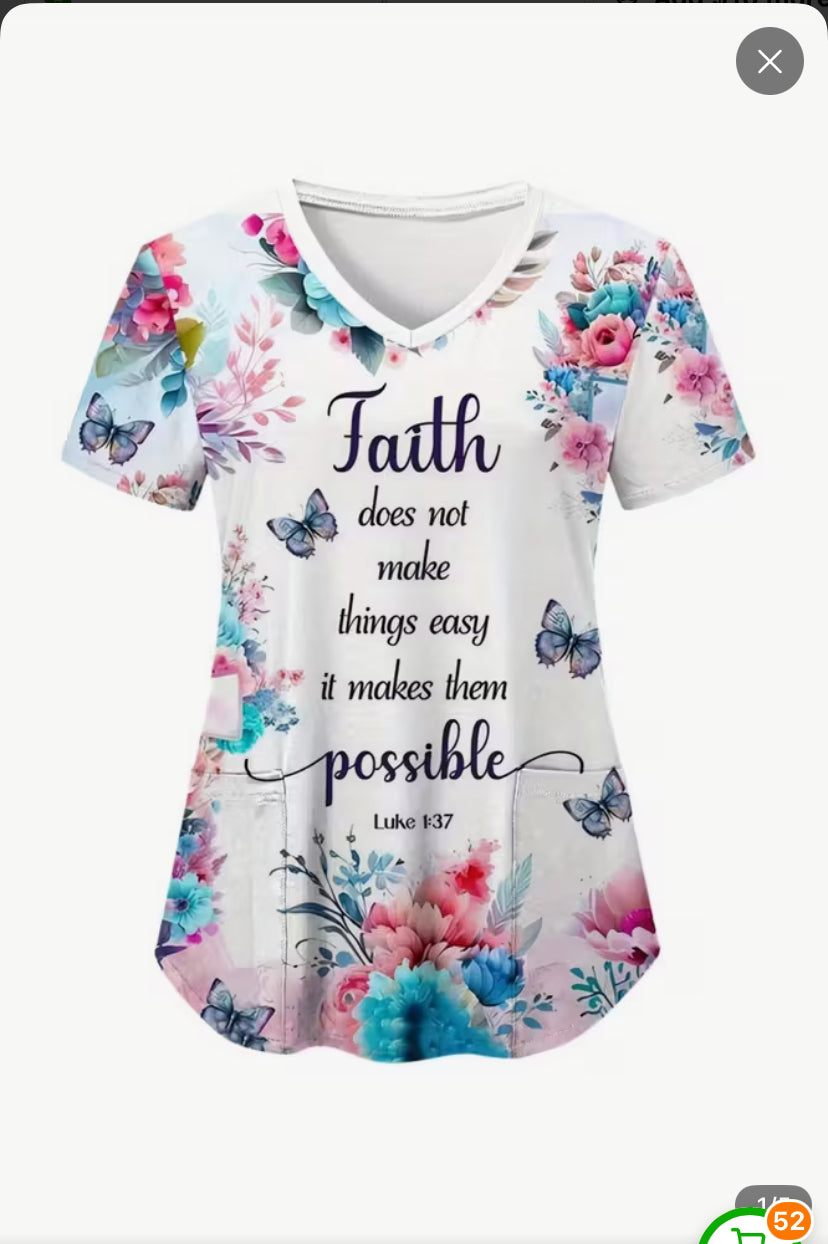 Women’s casual short sleeve T-Shirt uniform