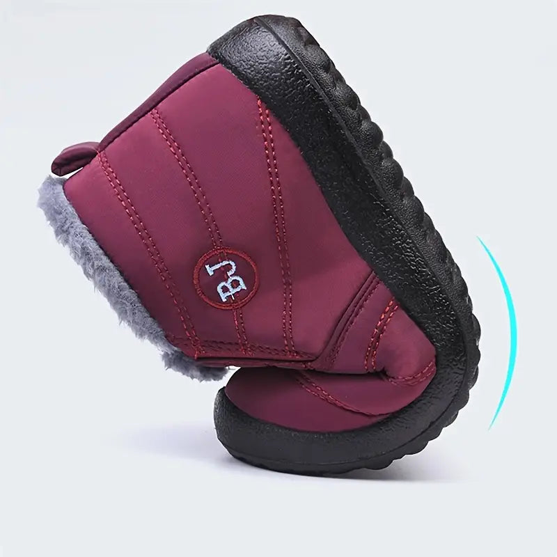 Cozy Waterproof Plush-Lined Snow and Rain Boots