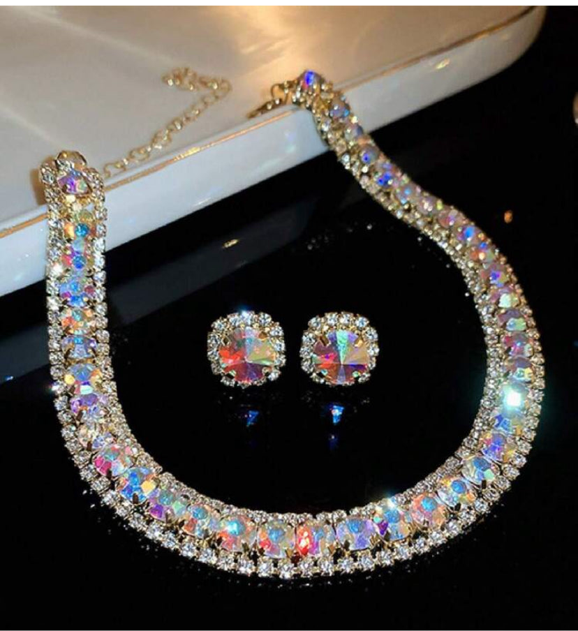 Women’s jewelry set necklace & Earring for all occasions weddings prom