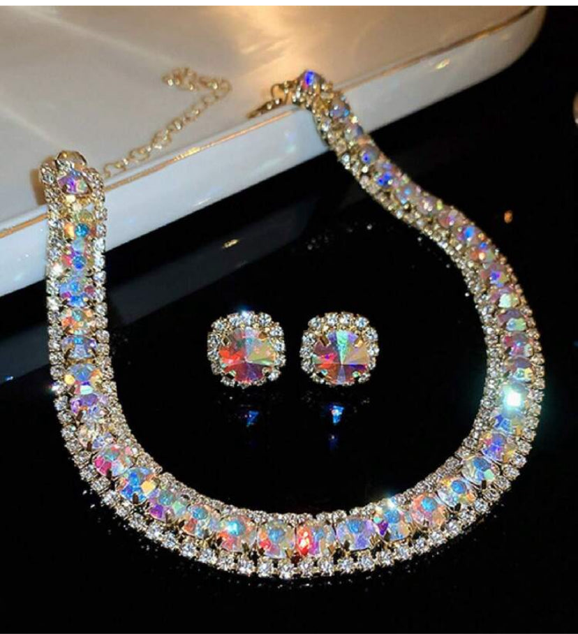 Women’s jewelry set necklace & Earring for all occasions weddings prom