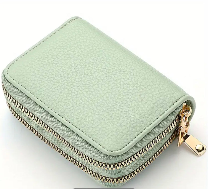 Multifunctional large capacity double zipper wallet for Women