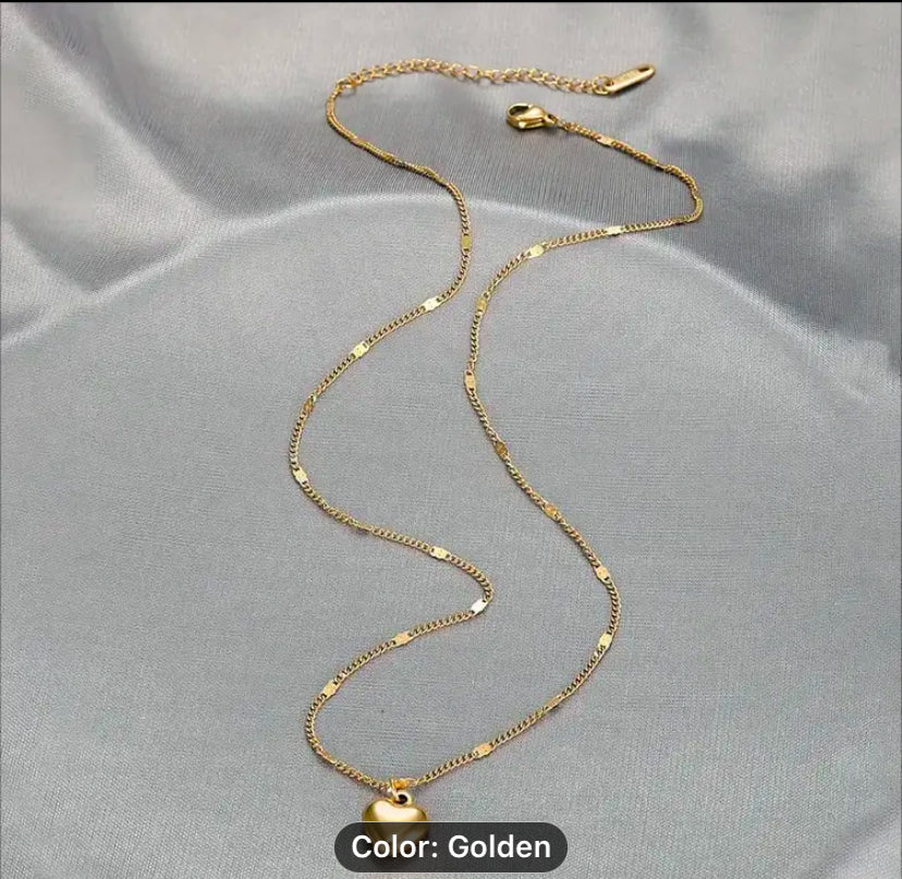 18K Plated Heart pendant