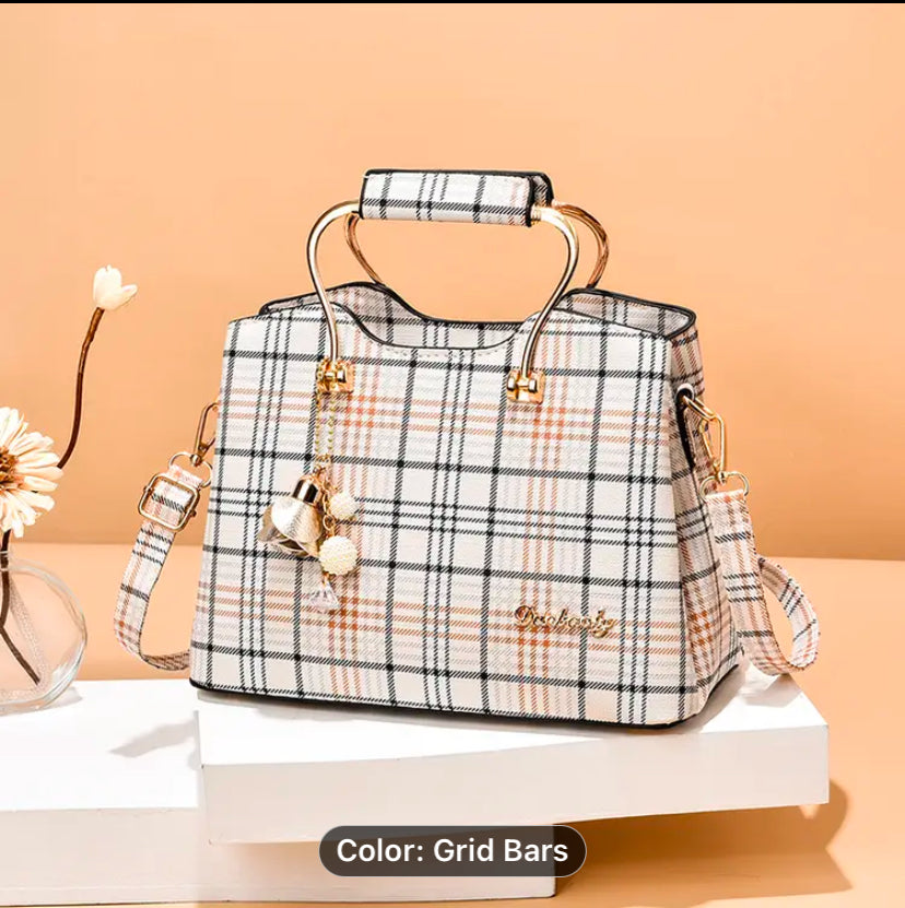 Gridbars Shoulder cross handbag for women