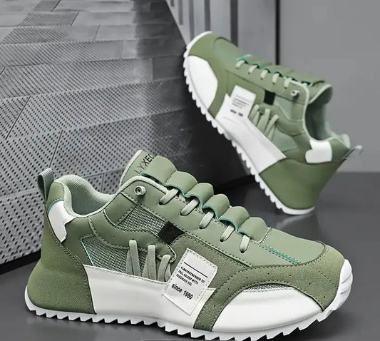 Men’s casual low top breathable upper sole rubber