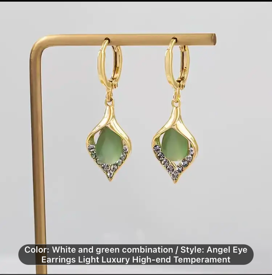 Earrings Angel Eye,light luxury High-End Temperament