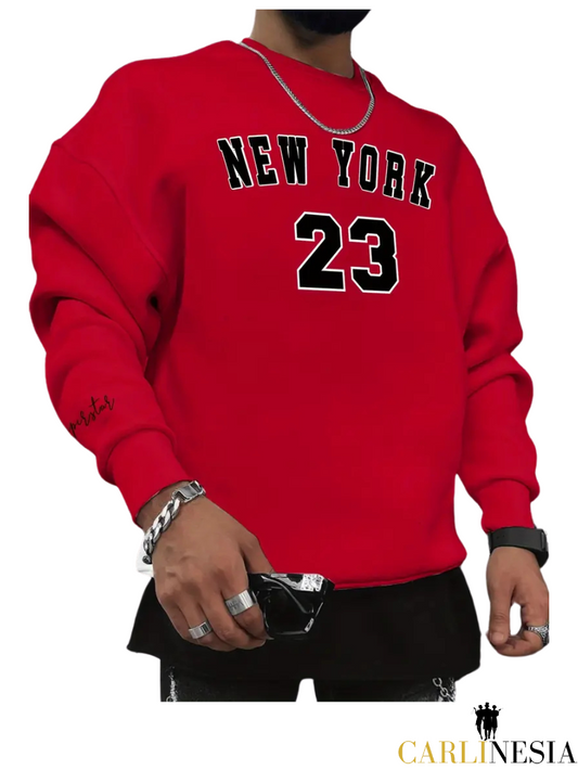 NEW YORK 23 Luxe Sweatshirt – Urban Edge, All-Season Comfort