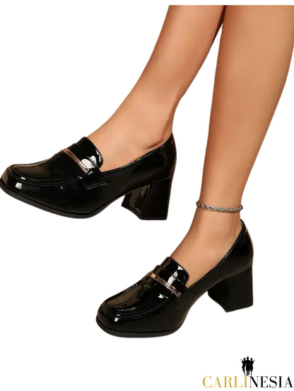 Honey Luxe Square Toe Loafers