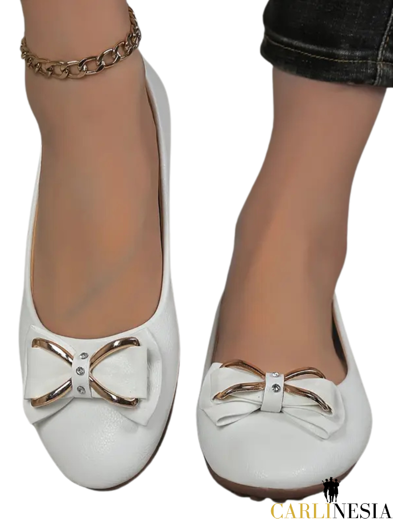 Belle Charm Bow Flats