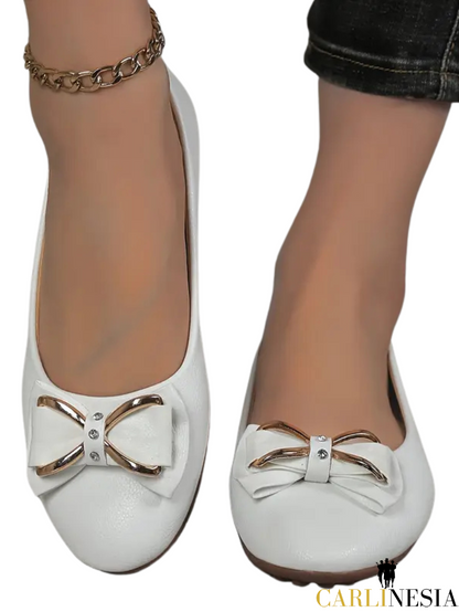 Belle Charm Bow Flats