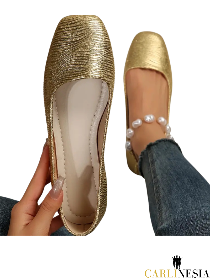 Lumière Luxe Metallic Flats