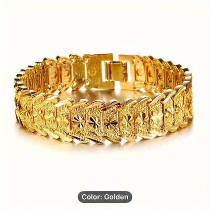 18k platted gold for both men and women European fashion bracelet