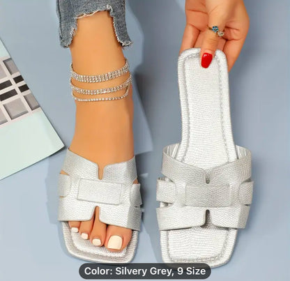 Serene Luxe Toe Loop Slides