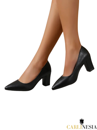 Regal Elegance Pointed Toe Pumps