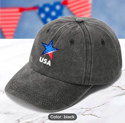 Unisex classic vintage print baseball cap for outdoors,adjustable size
