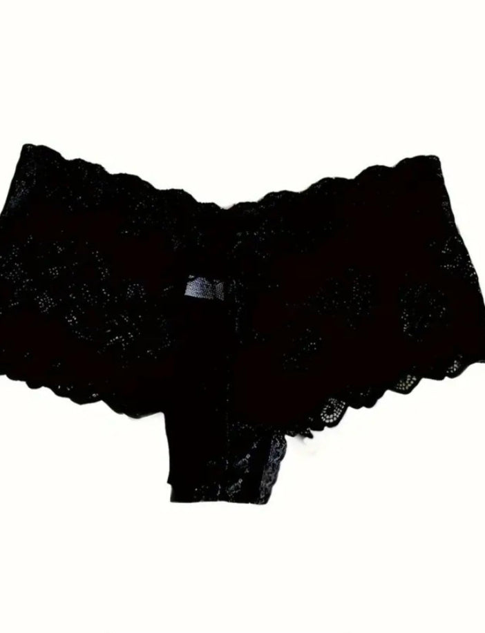 Floral Bliss Lace Panty Set – 5-Pack of Ultra-Soft, Sexy Mid-Rise Comfort