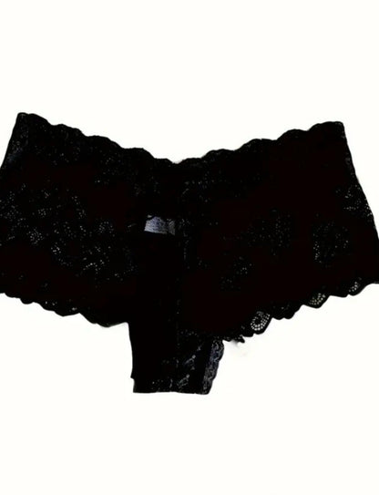 Floral Bliss Lace Panty Set – 5-Pack of Ultra-Soft, Sexy Mid-Rise Comfort