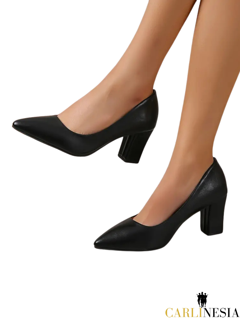 Regal Elegance Pointed Toe Pumps