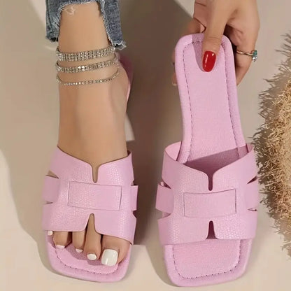 Serene Luxe Toe Loop Slides