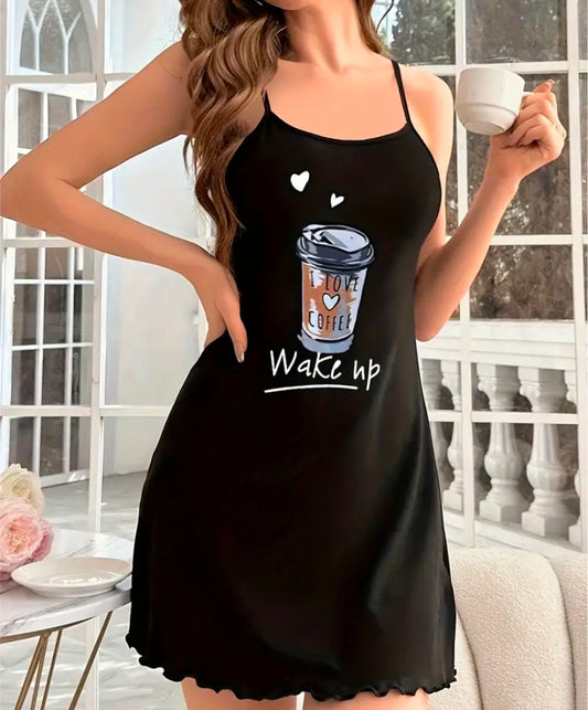 1 piece wake up girl gown get down on it!!