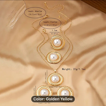 Faux Eleganza 5 pieces set for party Goers a stunning look for women.