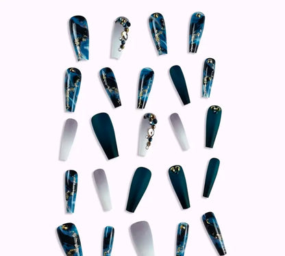 Emerald Royale Luxe Nails