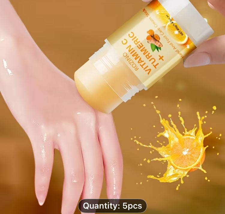 5 pieces Set Turmeric& Vit C will soften, Moisturize and bring brightness to your Skin