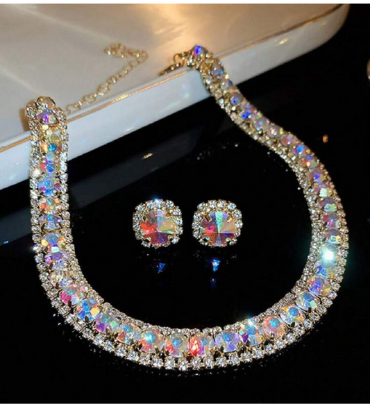 Women’s jewelry set necklace & Earring for all occasions weddings prom