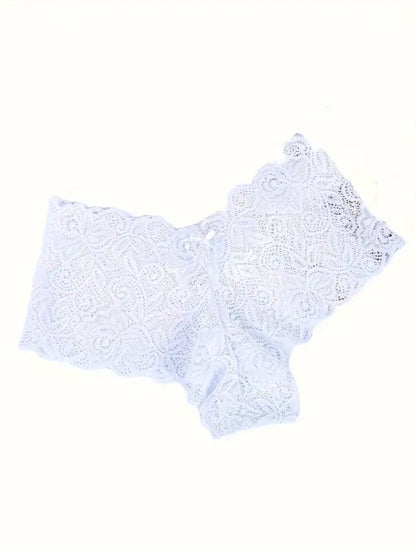 Floral Bliss Lace Panty Set – 5-Pack of Ultra-Soft, Sexy Mid-Rise Comfort