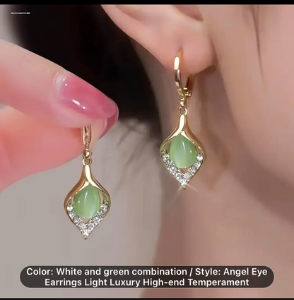 Earrings Angel Eye,light luxury High-End Temperament