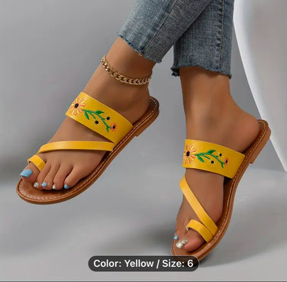Women flat Sandals stay off the Toe