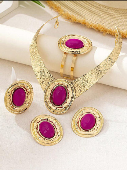 Women’s jewelry set spiral Snails