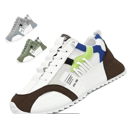 Men’s casual low top breathable upper sole rubber