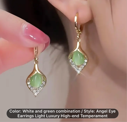 Earrings Angel Eye,light luxury High-End Temperament