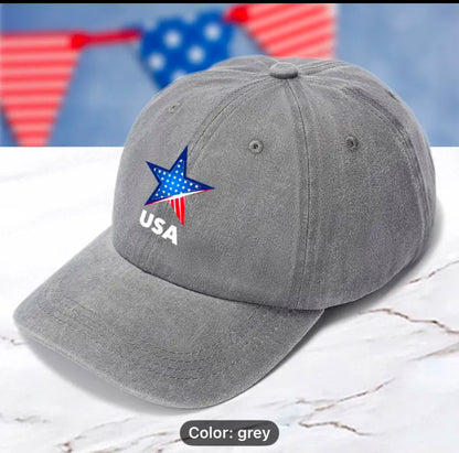 Unisex classic vintage print baseball cap for outdoors,adjustable size