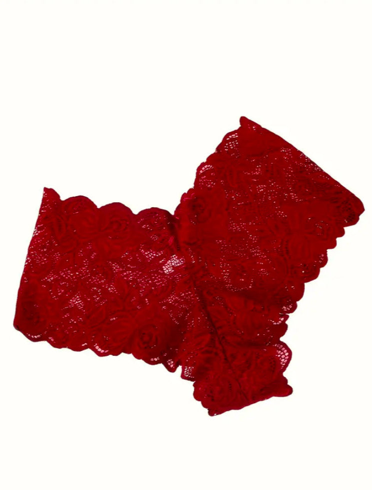 Floral Bliss Lace Panty Set – 5-Pack of Ultra-Soft, Sexy Mid-Rise Comfort