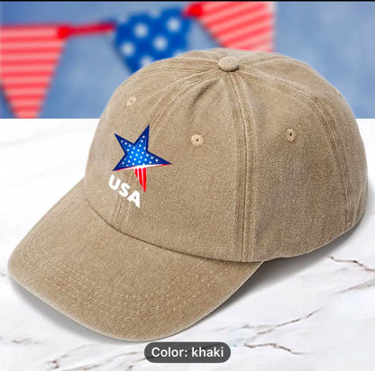 Unisex classic vintage print baseball cap for outdoors,adjustable size