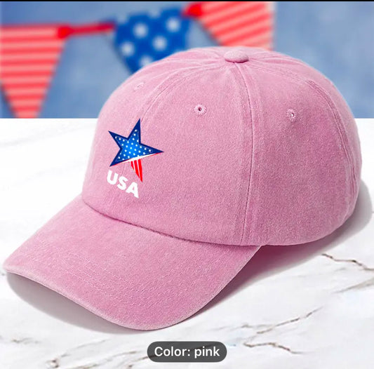 Unisex classic vintage print baseball cap for outdoors,adjustable size