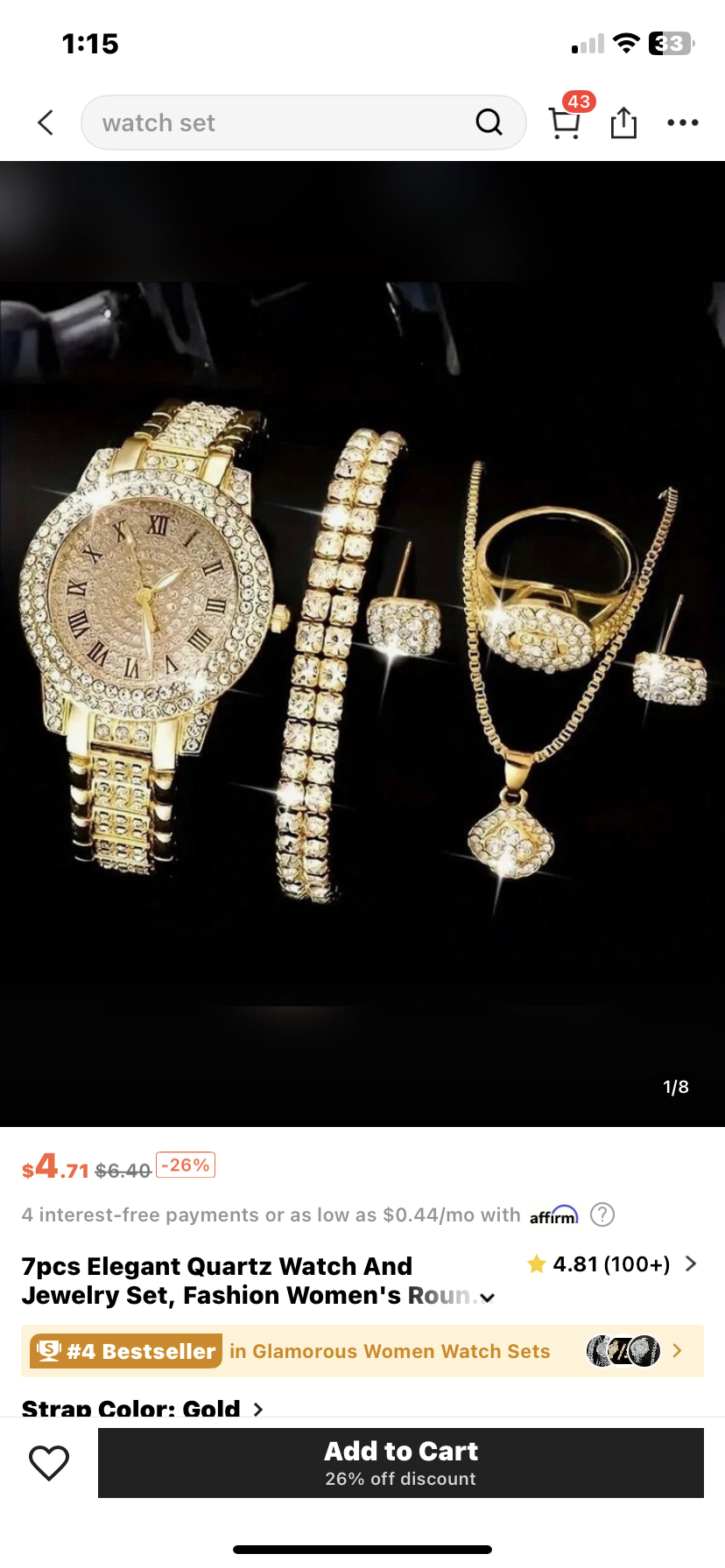 Women’s jewelry set