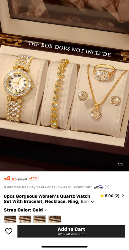 Women’s jewelry accessories 7 pieces mix color
