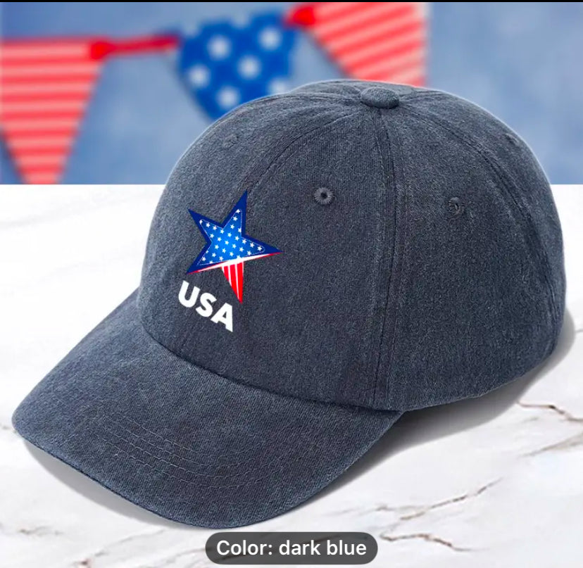 Unisex classic vintage print baseball cap for outdoors,adjustable size