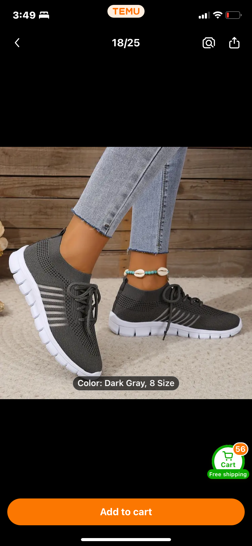 Women’s Breathable Low top Running shoes.