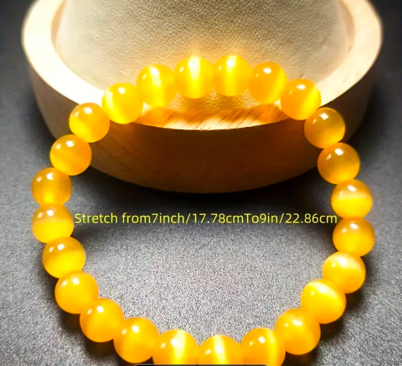Bracelet Unisex 1PC 8mm Round Bead