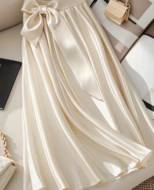 Skirt for women Eleganza stretchy fabrics handwashing only apricot