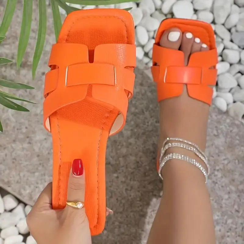 Serene Luxe Toe Loop Slides