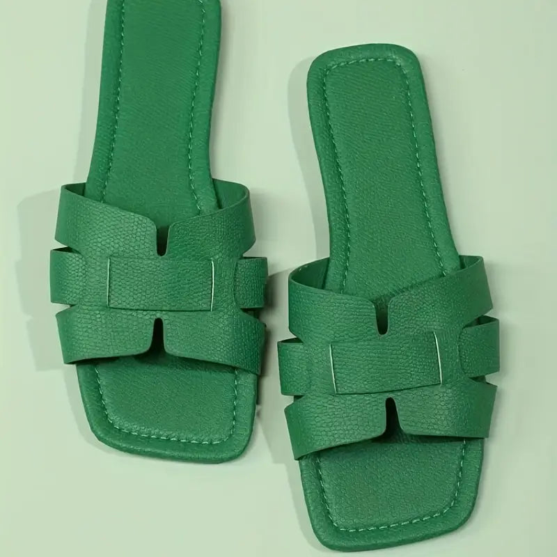 Serene Luxe Toe Loop Slides